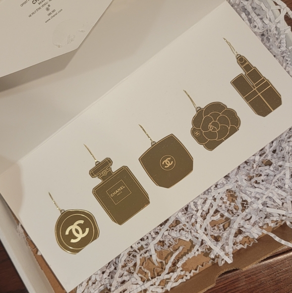 CHANEL Other - Chanel Beauty Ornaments 5pc Gold
